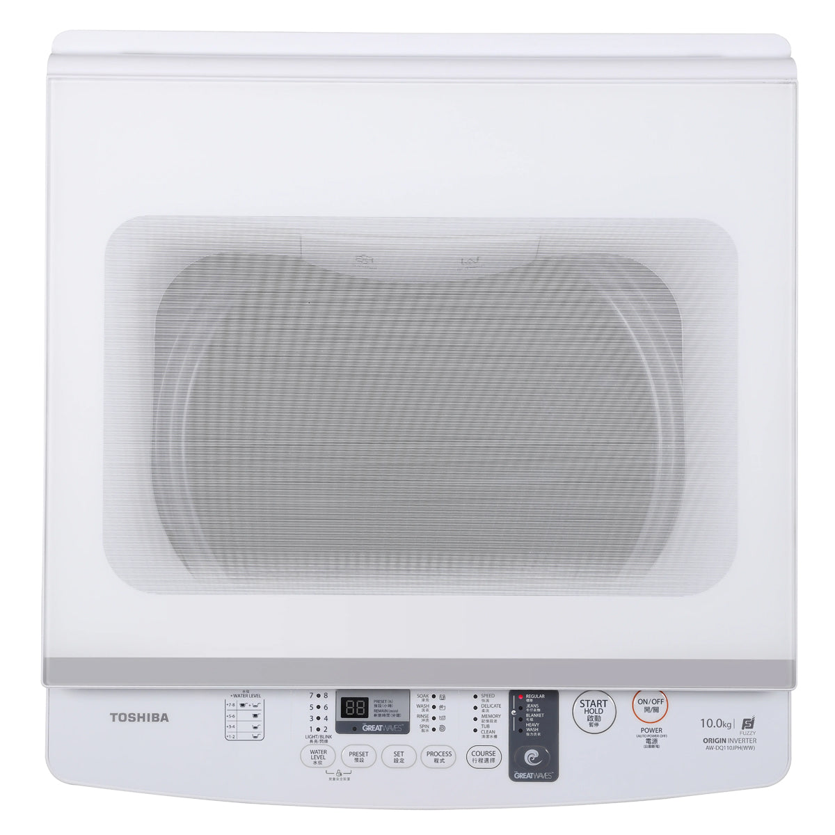 Toshiba 東芝 AW-DQ110JPH(WW) 10公斤 680轉 變頻 日式洗衣機 (結合高低水位)
