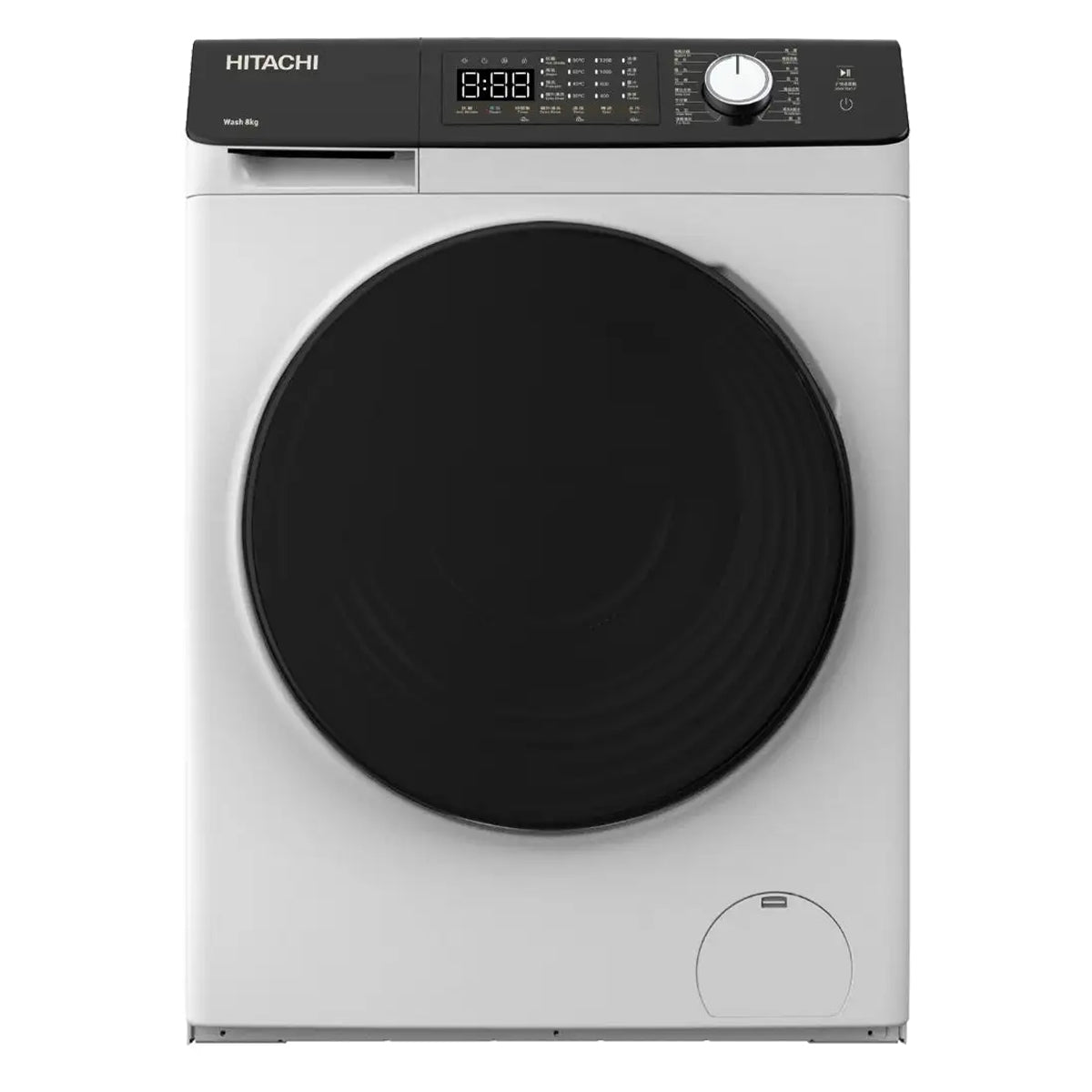 Hitachi 日立 BD-802HVOW 8.0公斤 1200轉 變頻 前置式洗衣機 - ShineCreation 創暉百貨