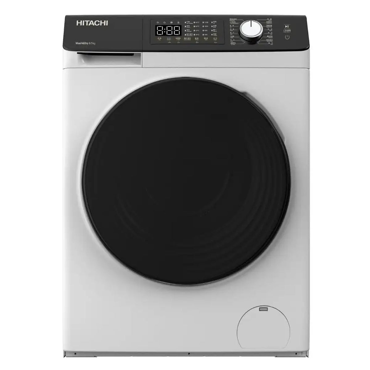 Hitachi 日立 BD-D802HVOW 8.0/5.0公斤 1200轉 變頻 前置式洗衣乾衣機 - ShineCreation 創暉百貨