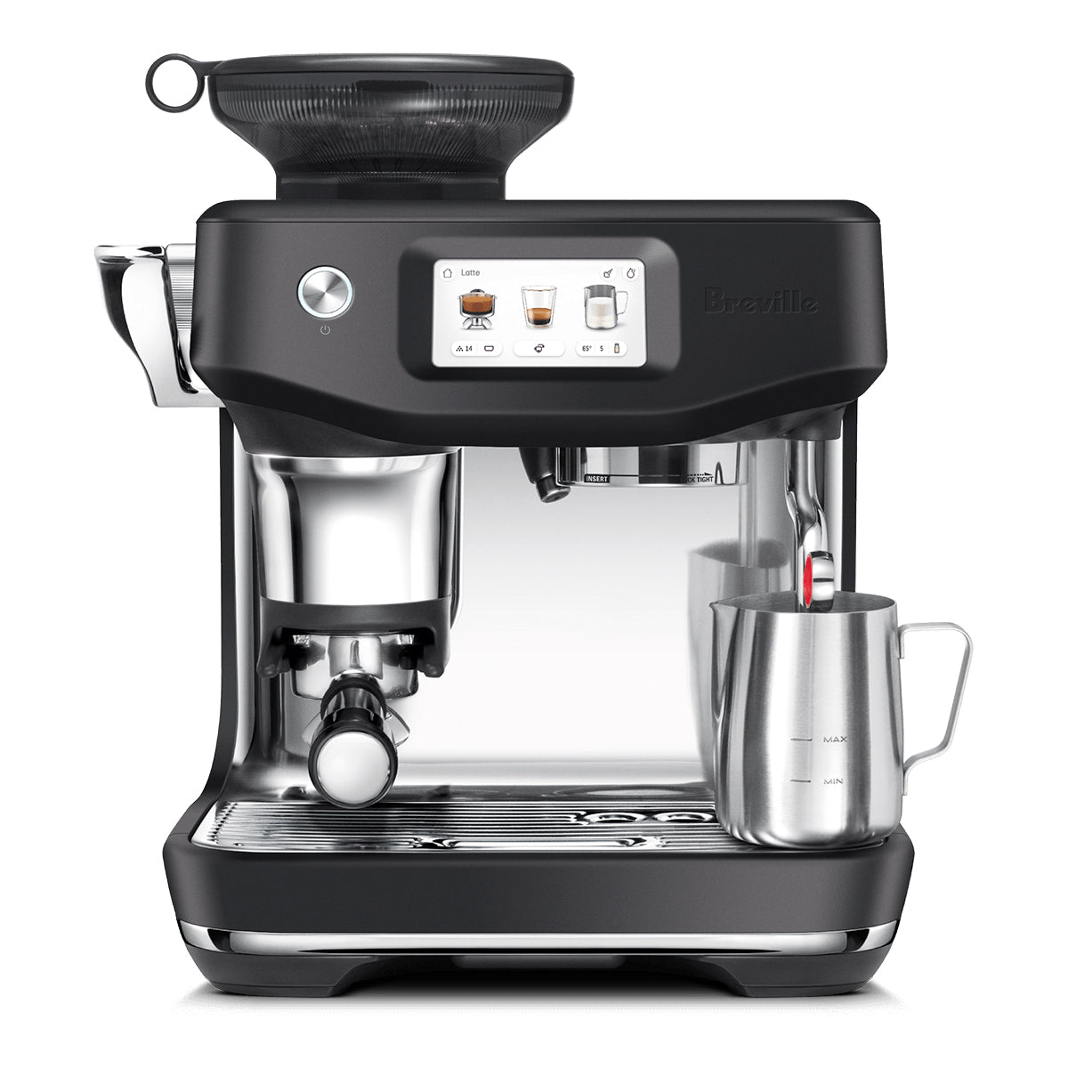  Breville 鉑富 BES881BTR the Barista Touch™ Impress 15巴 意式咖啡機( 黑色 ) - ShineCreation 創暉百貨