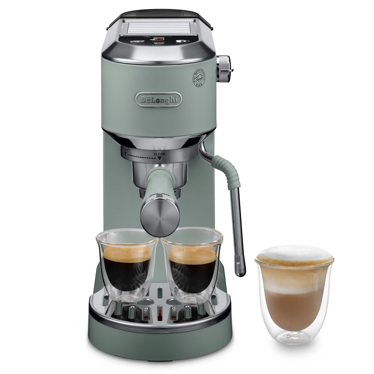 DeLonghi EC890.GR 15巴 Dedica Duo 座檯式半自動咖啡機 (牛油果綠)