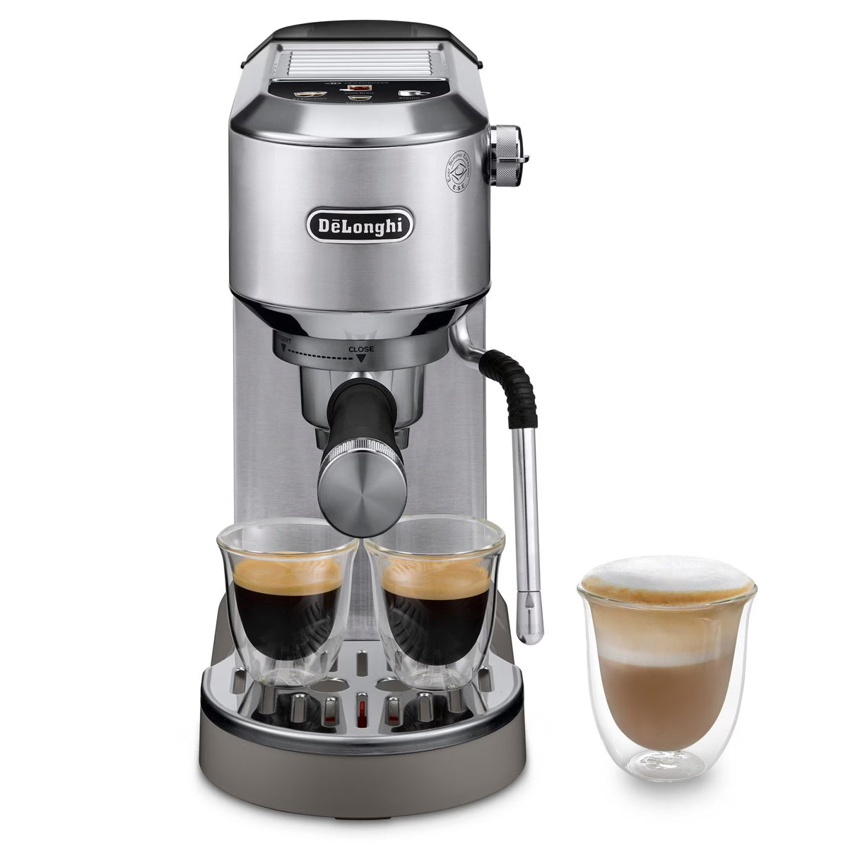 DeLonghi EC890.M 15巴 Dedica Duo 座檯式半自動咖啡機 (金屬)