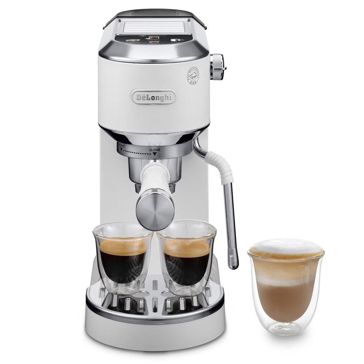 DeLonghi EC890.WI 15巴 Dedica Duo 座檯式半自動咖啡機 (雪山白)