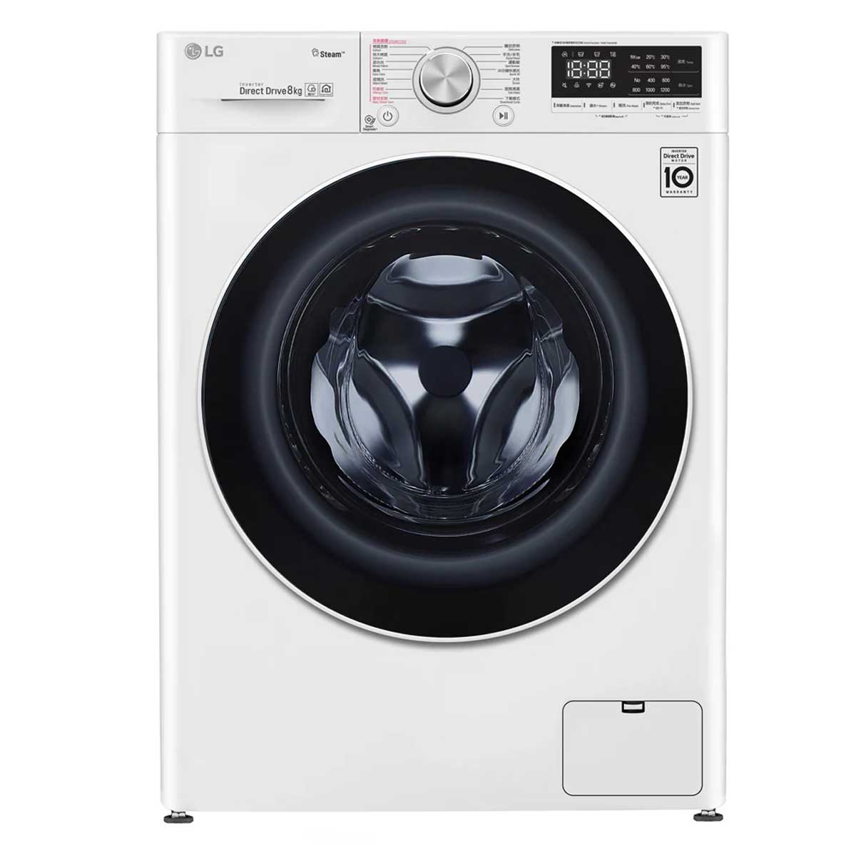 LG 樂金 F-1208V4W 8.0公斤 1200轉 前置式洗衣機 - ShineCreation 創暉百貨