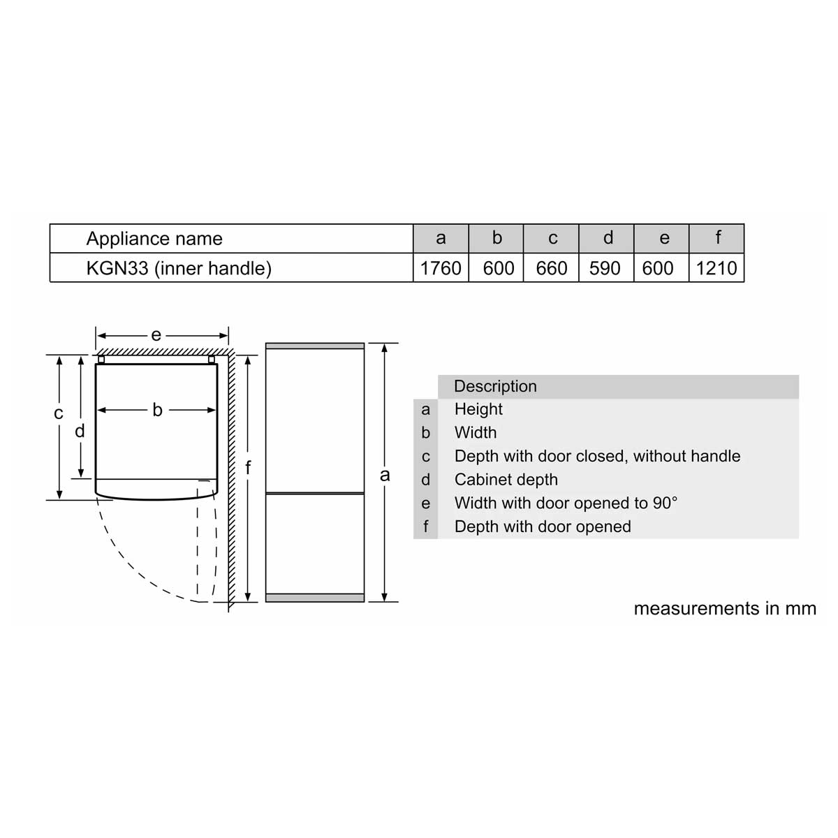 Siemens 西門子 KG33NNL31K 279公升 iQ100 下層冷凍式 雙門雪櫃 - ShineCreation 創暉百貨