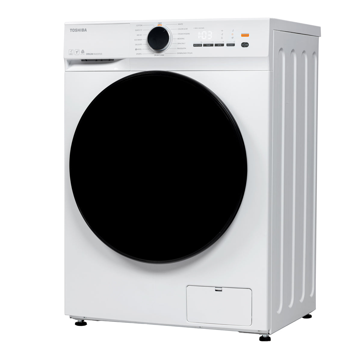 Toshiba 東芝 TW-T21BU90UWH(WW) 8.0公斤 1400轉 超薄身前置式變頻洗衣機 - ShineCreation 創暉百貨