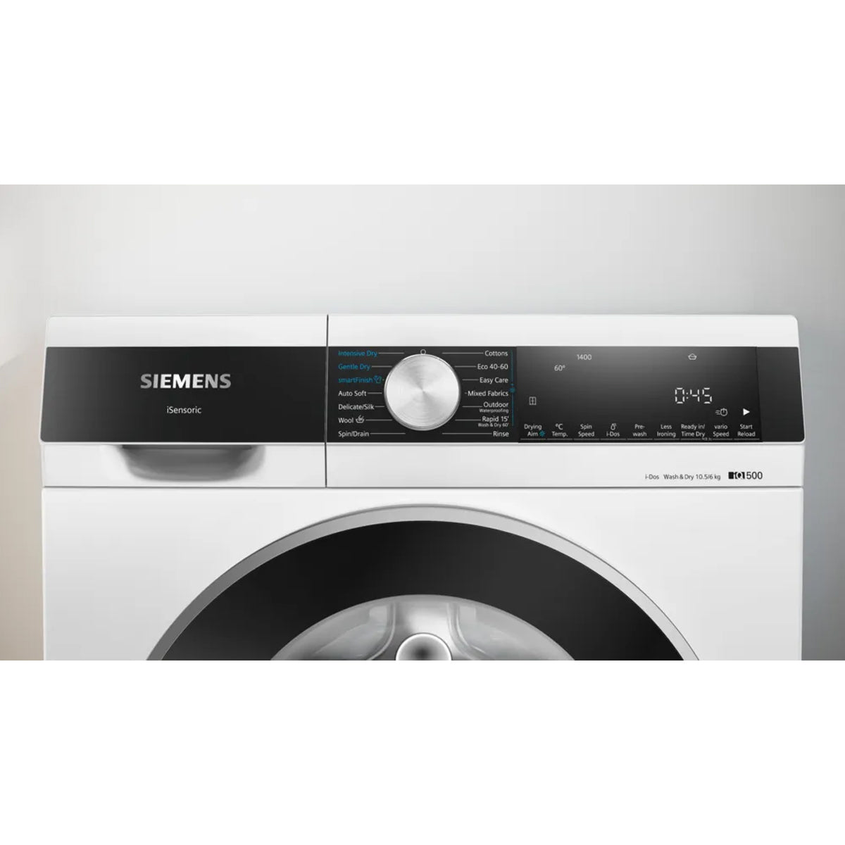 Siemens 西門子 WN54G1A1GB 10.5/6.0公斤 1400轉 iQ500 前置式洗衣乾衣機 - ShineCreation 創暉百貨