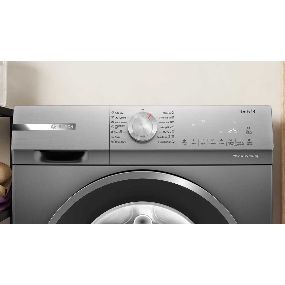 Bosch 博世 WNG25401HK Series 6 10/7.0公斤 1400轉 前置式洗衣乾衣機