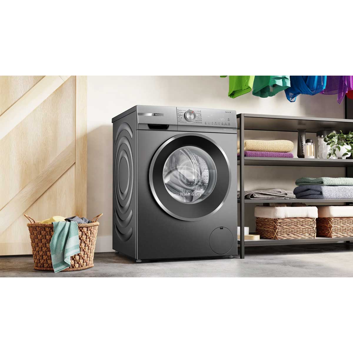 Bosch 博世 WNG25401HK Series 6 10/7.0公斤 1400轉 前置式洗衣乾衣機