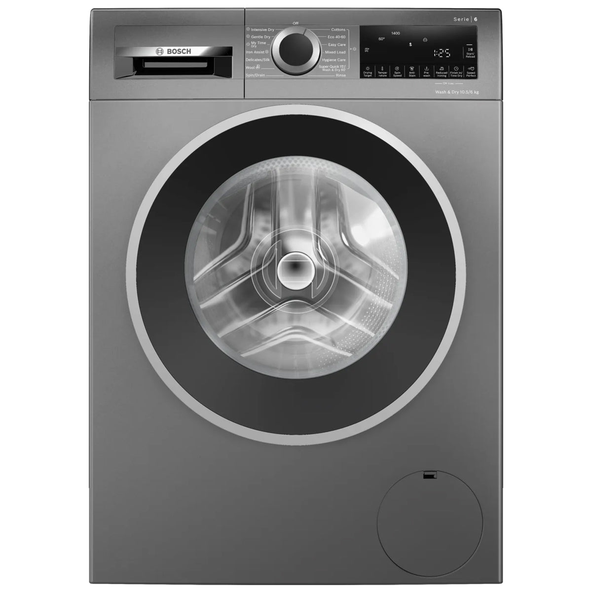 Bosch 博世 WNG254R1GB Series 6 10.5/6 kg 1400轉 前置式洗衣乾衣機 - ShineCreation 創暉百貨