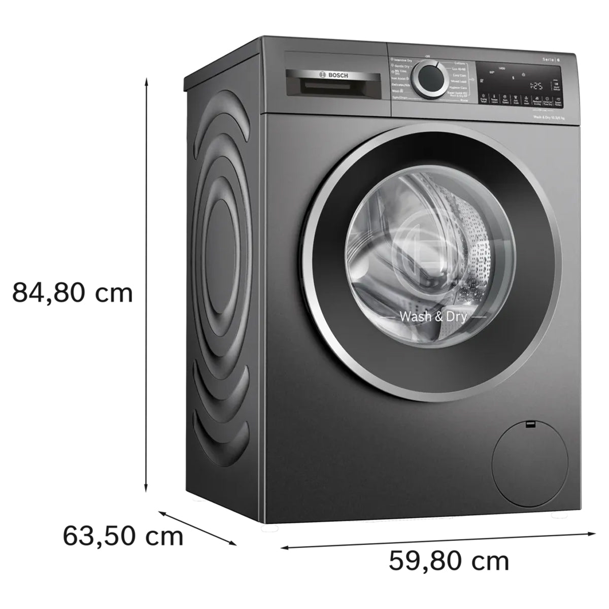 Bosch 博世 WNG254R1GB Series 6 10.5/6 kg 1400轉 前置式洗衣乾衣機 - ShineCreation 創暉百貨