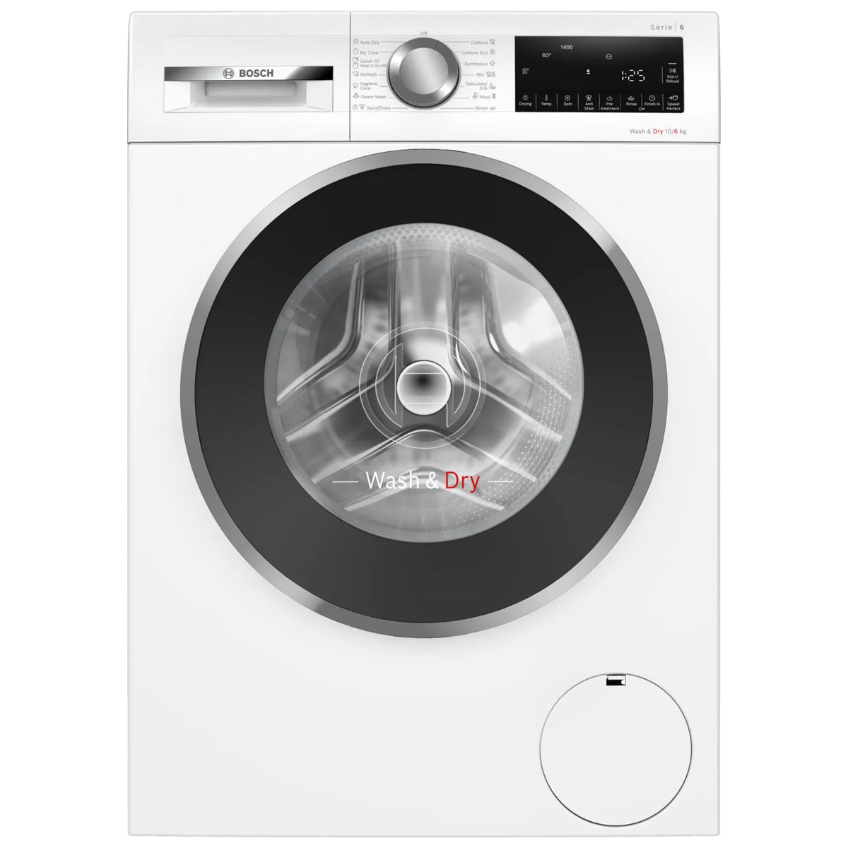 Bosch 博世 WNG254YDHK 10/6.0公斤 1400轉 Series 6 變頻 前置式洗衣乾衣機