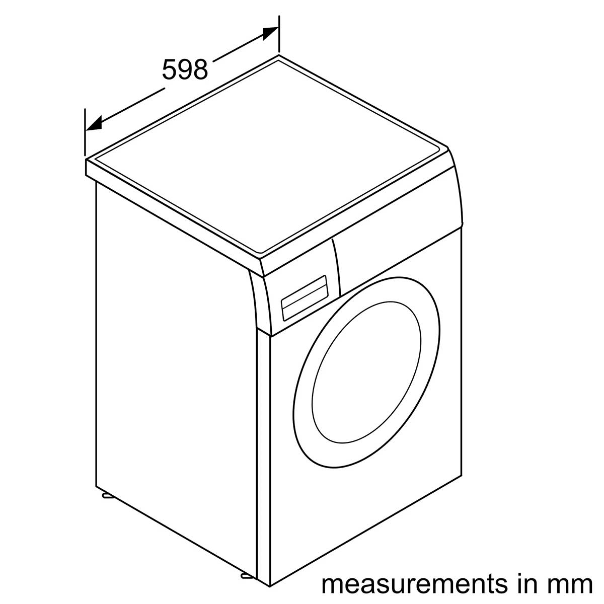 Bosch 博世 WUU2848BHK 8.0公斤 1400轉 Series 6 前置式洗衣機(已飛頂)