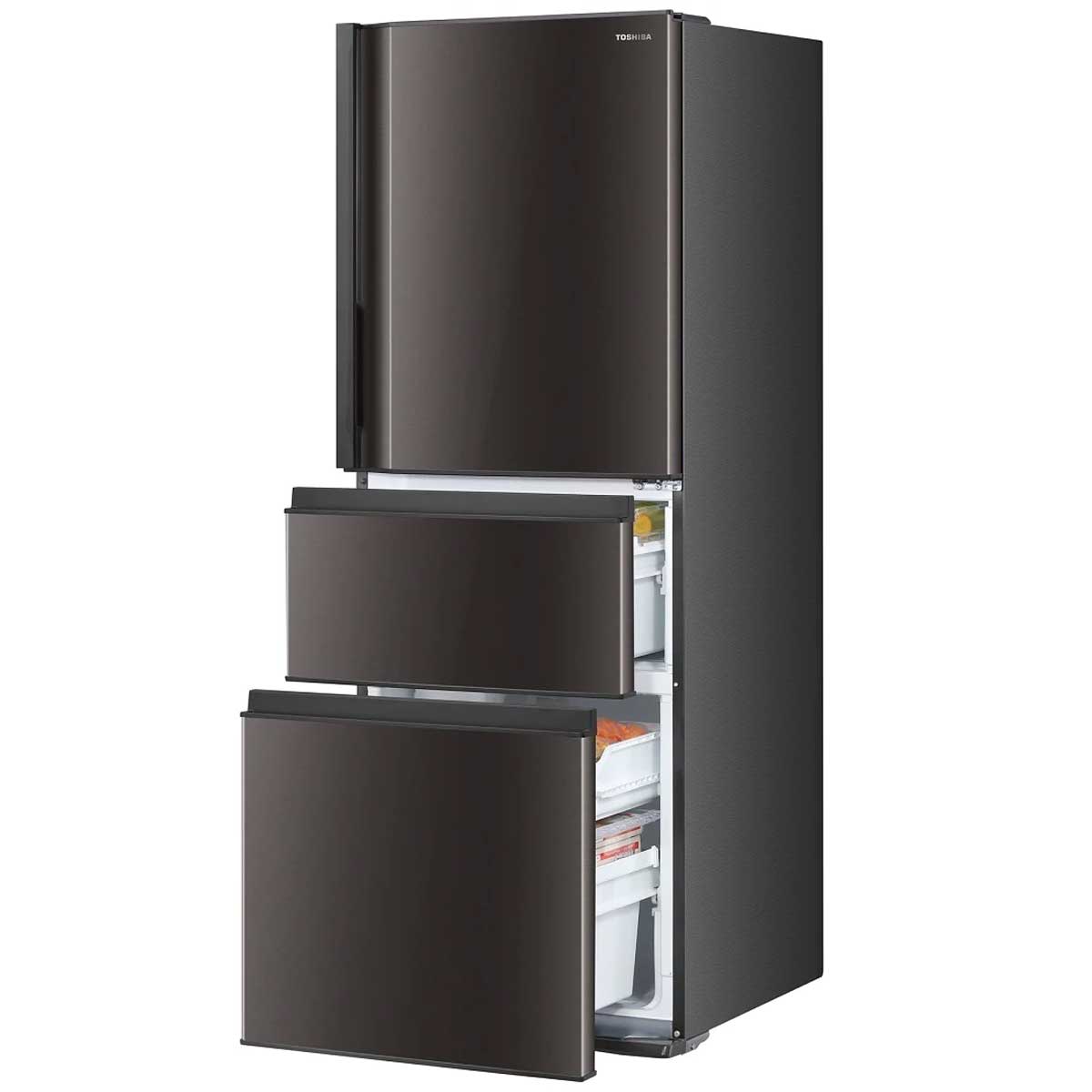 Toshiba 東芝 GR-RM424WE-PMA(37) 268公升 三門變頻雪櫃 (綢緞灰) - ShineCreation 創暉百貨
