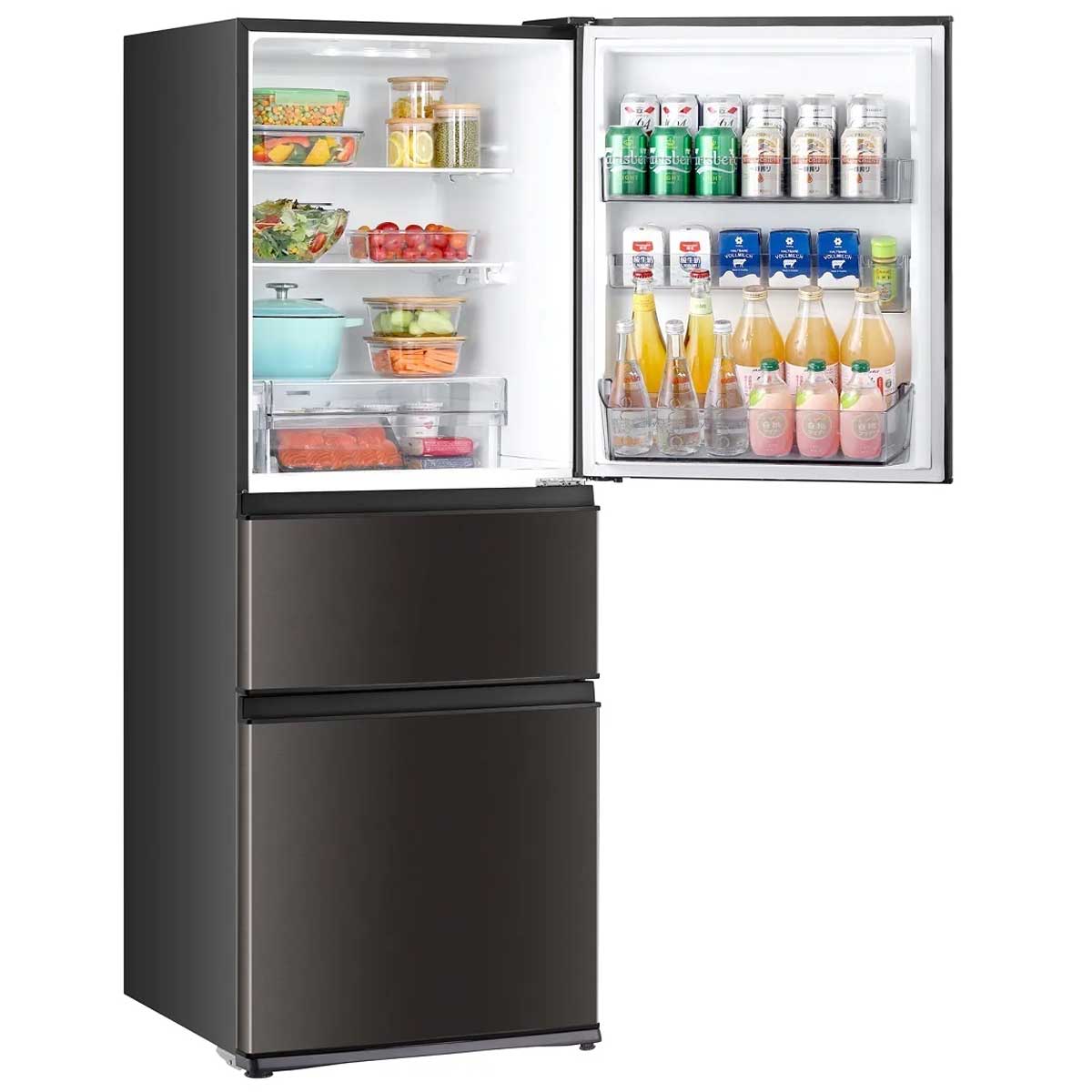 Toshiba 東芝 GR-RM424WE-PMA(37) 268公升 三門變頻雪櫃 (綢緞灰) - ShineCreation 創暉百貨