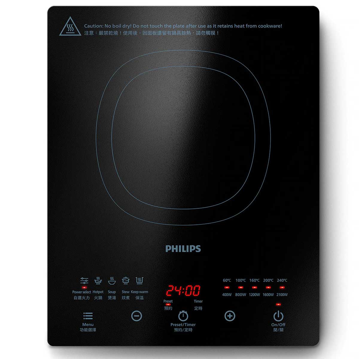 Philips 飛利浦 HD4911/80 2100W 5000系列 電磁爐 - ShineCreation 創暉百貨