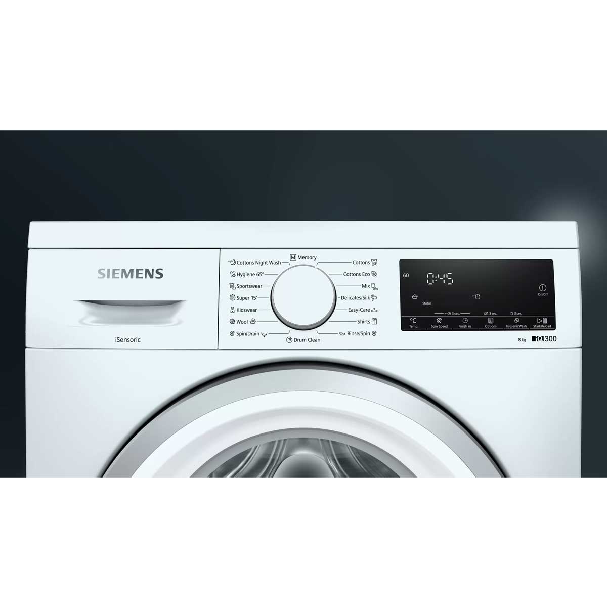 Siemens 西門子 WS14S468HK 8.0公斤 1400轉 iQ300 纖巧型洗衣機 - ShineCreation 創暉百貨