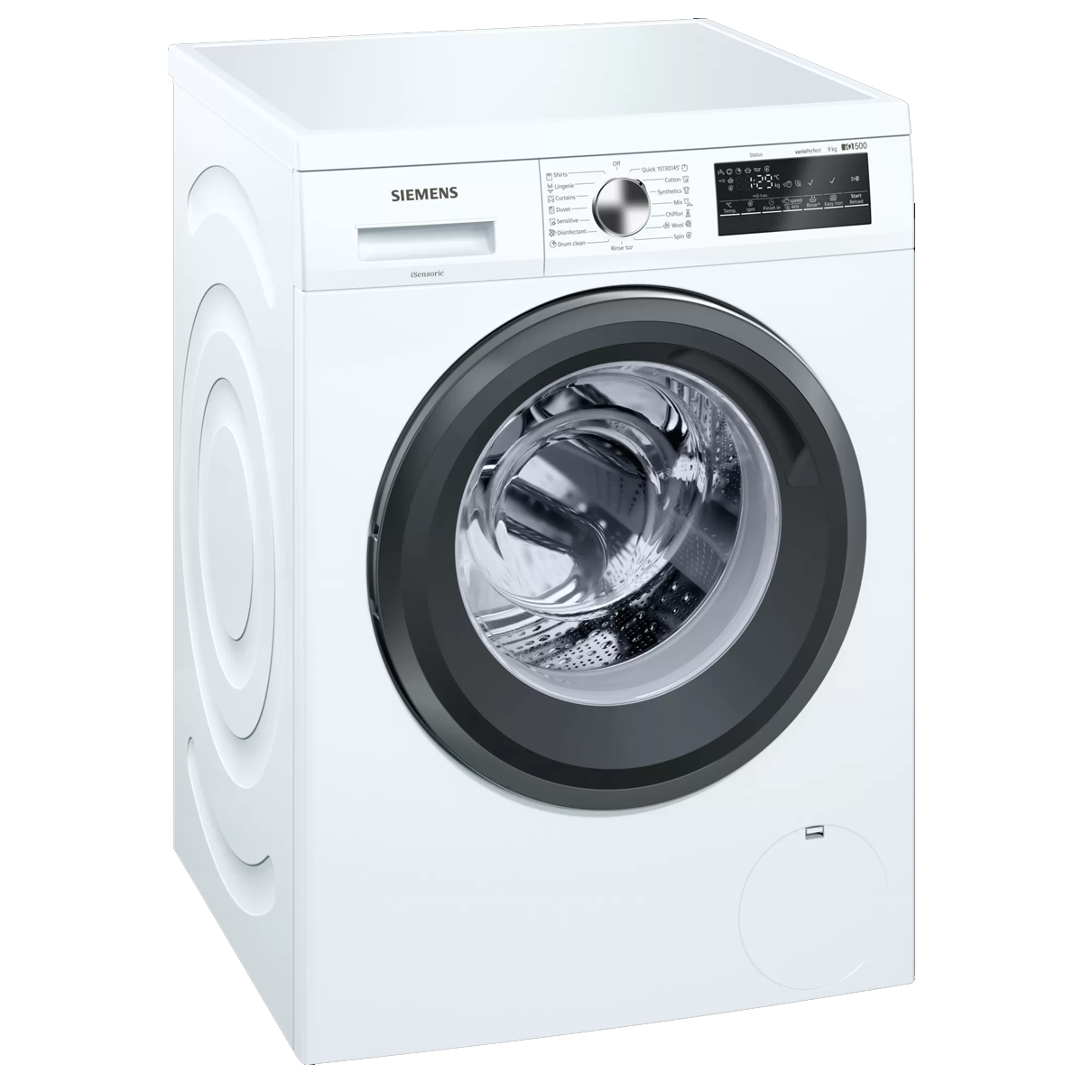 Siemens 西門子 WU12P269BU 9.0公斤 1200轉 前置式洗衣機 (飛頂型號) - ShineCreation 創暉百貨