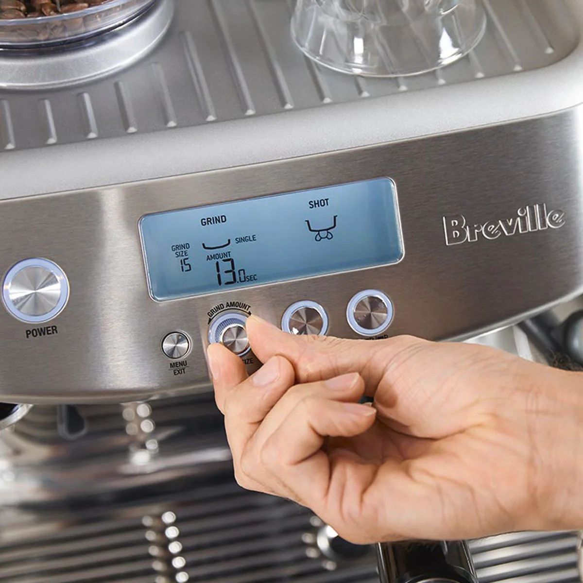 Breville 鉑富 BES878BSS 15巴 座檯式咖啡機 - ShineCreation 創暉百貨