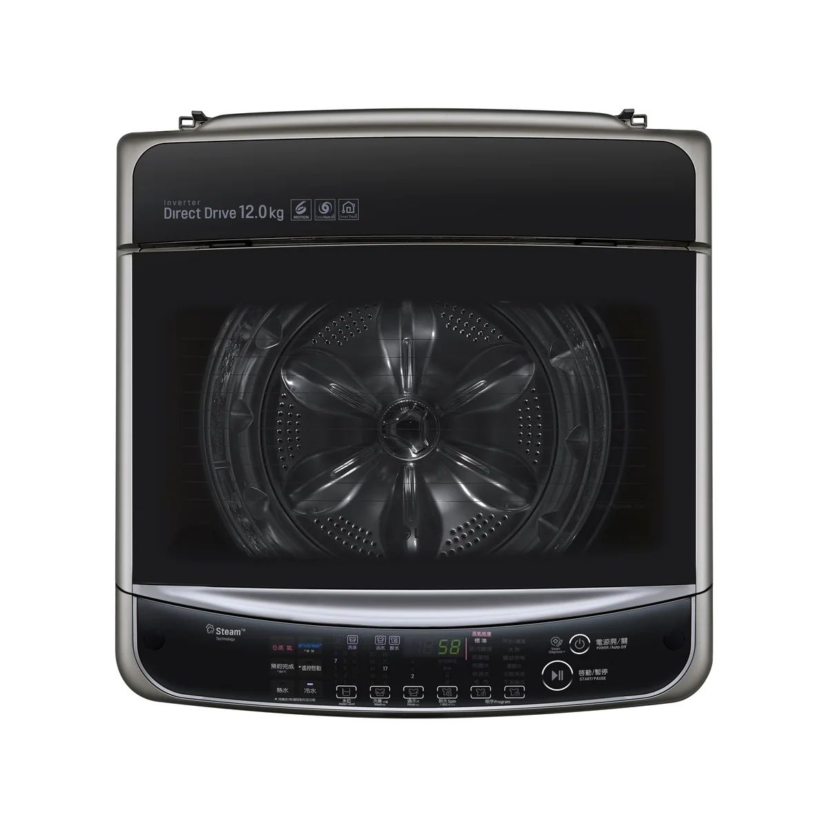 LG 樂金 WT-S12VH 12公斤 950轉 日式 蒸氣洗衣機 - ShineCreation 創暉百貨